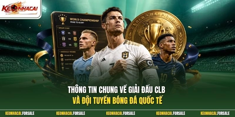 Thông tin chung về giải đấu CLB và đội tuyển bóng đá quốc tế
